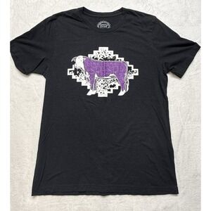 Sterling Kreek The Tooled Hereford Large Woman's T-shirt Cowgirl Farm Girl Shirt